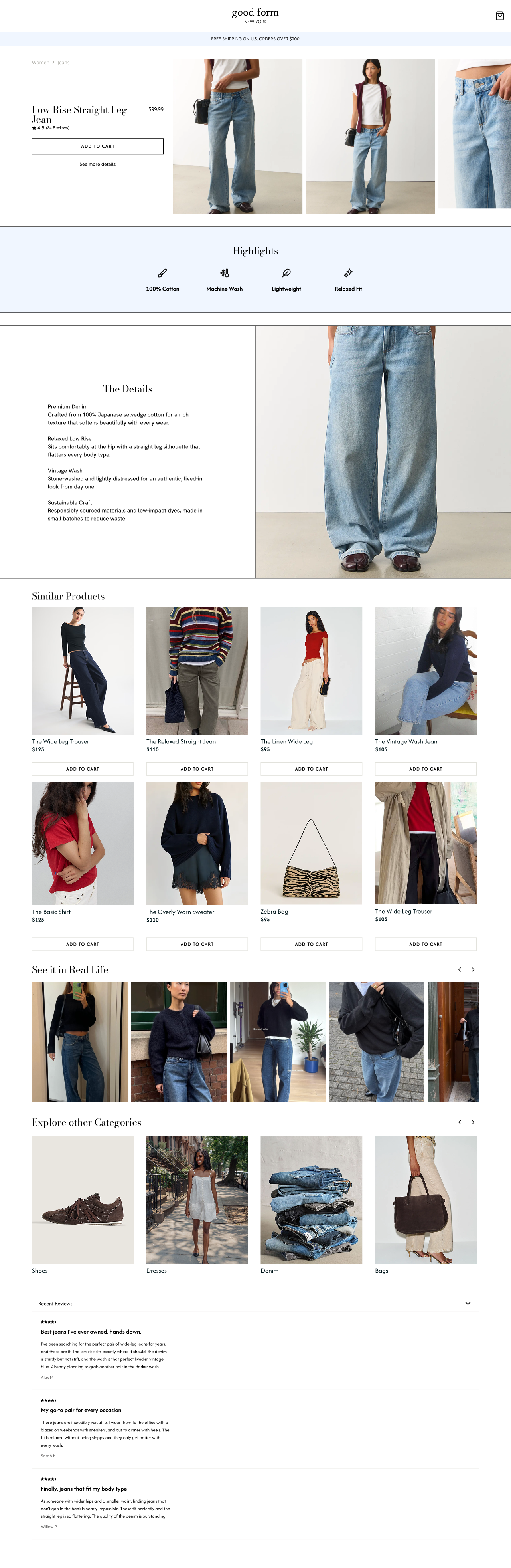 Good Form product page