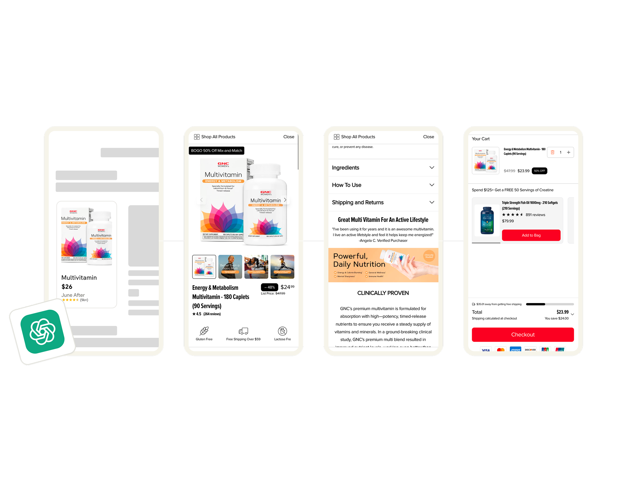 GNC mobile shop with FERMÀT